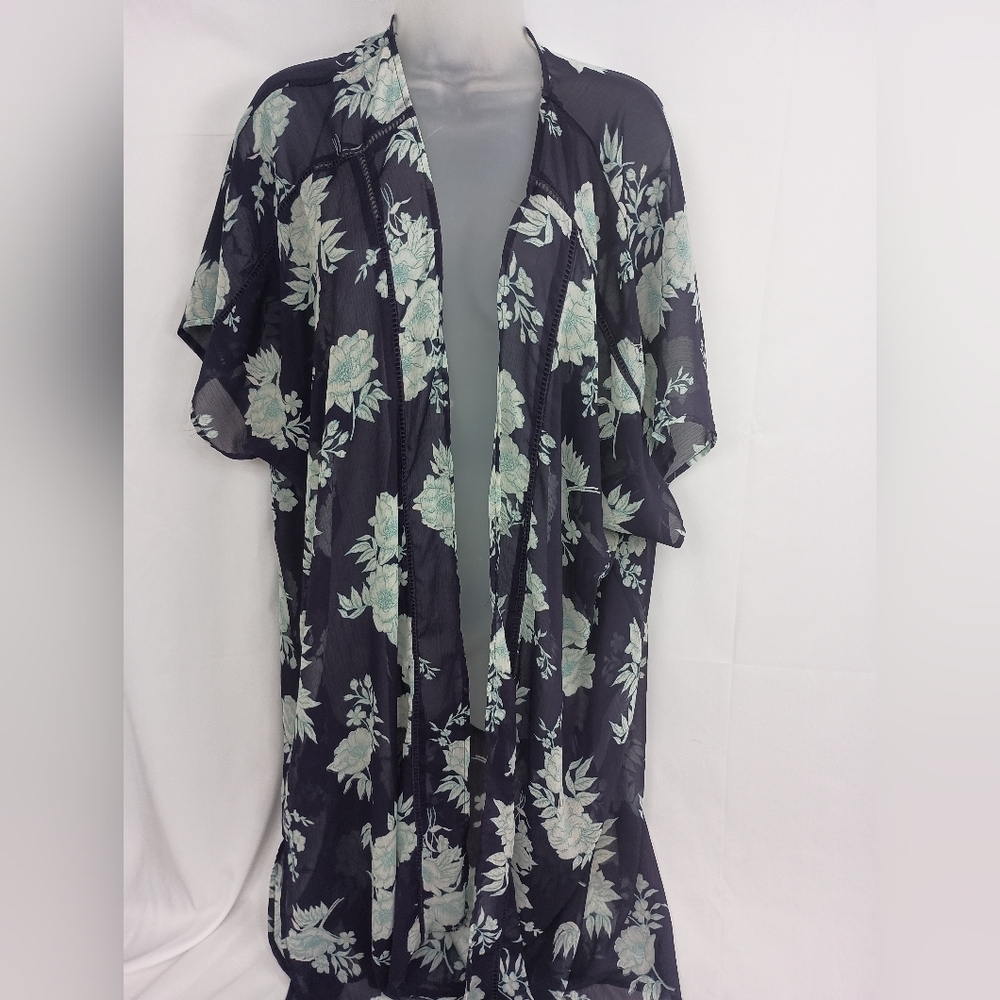 Floral Whimsigoth Beach Cottagecore‎ Coquettegirl Bloomcore Sheer ML Kimono